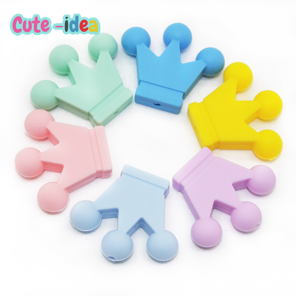Baby Products List - かわいいアイデア-赤ちゃん用シリコン歯がためビーズ,赤ちゃん用おもちゃ,おしゃぶりチェーン,10個