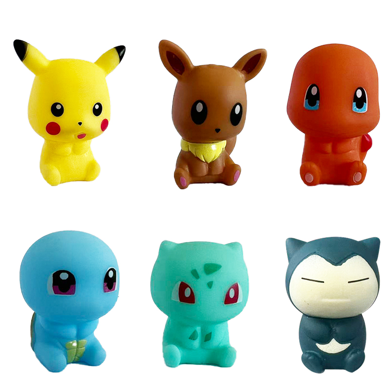 6 個ポケモンお風呂おもちゃピカチュウフシギダネヒトカゲゼニ - Baby Products Game のレビューと価格