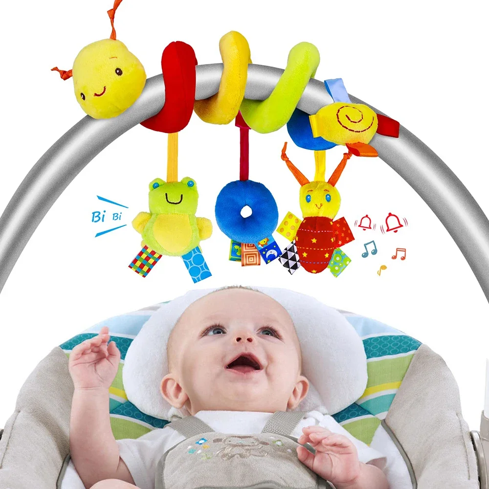 スパイラルベビーカーおもちゃ 新生児ぬいぐるみ 吊り下げ式ベ - Baby Products Game のレビューと価格