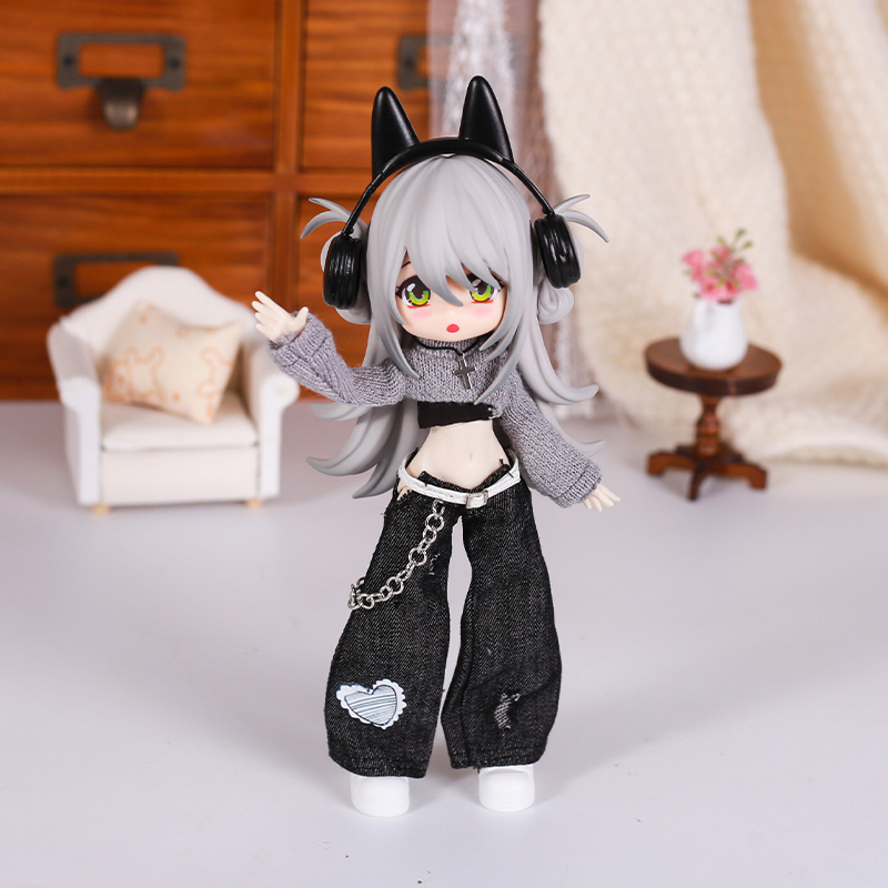 Bjd 人形服ストリートファッション気質ジーンズベストセータ - Baby Products Trending のレビューと価格