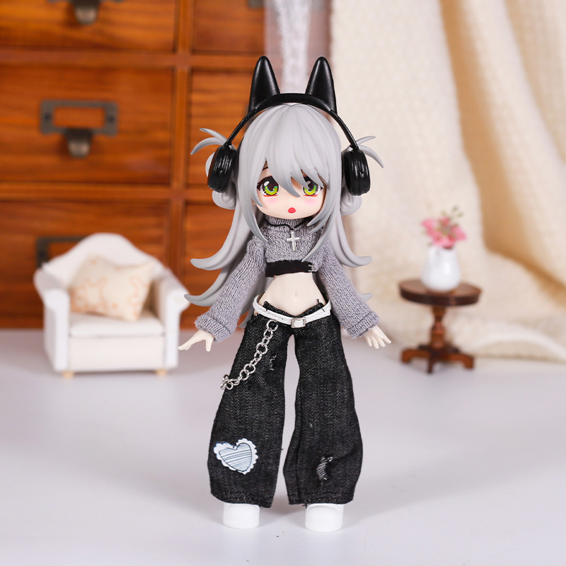Bjd 人形服ストリートファッション気質ジーンズベストセータ - Baby Products Trending のレビューと価格