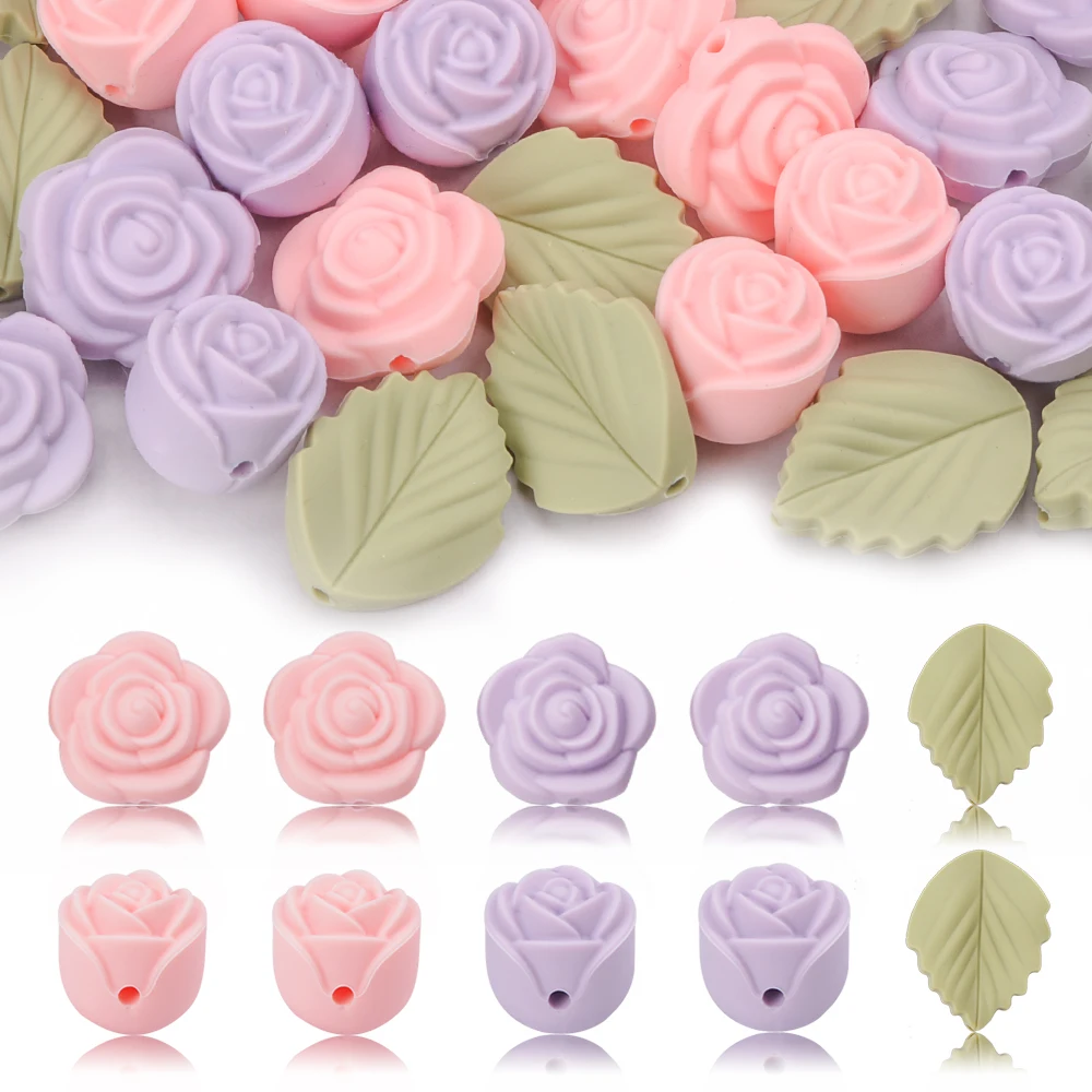 LOFCA 30 個ローズシリコーンビーズフラワーフォーカル - Baby Products List のレビューと価格