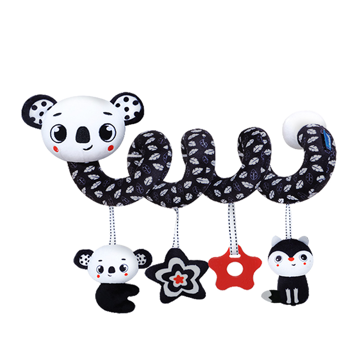 スパイラルぬいぐるみ、黒白ベビーカー・チャイルドシート用おも - Baby Products Game のレビューと価格