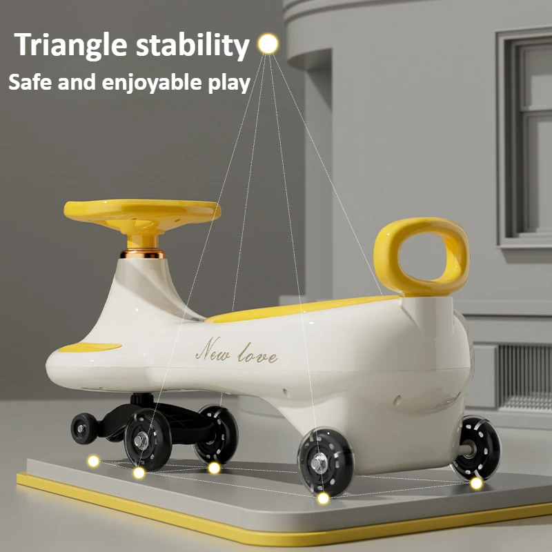 かわいい子供用スイングウィグルカー、転倒防止ユニバーサルホイ - Baby Gate Stairs のレビューと価格