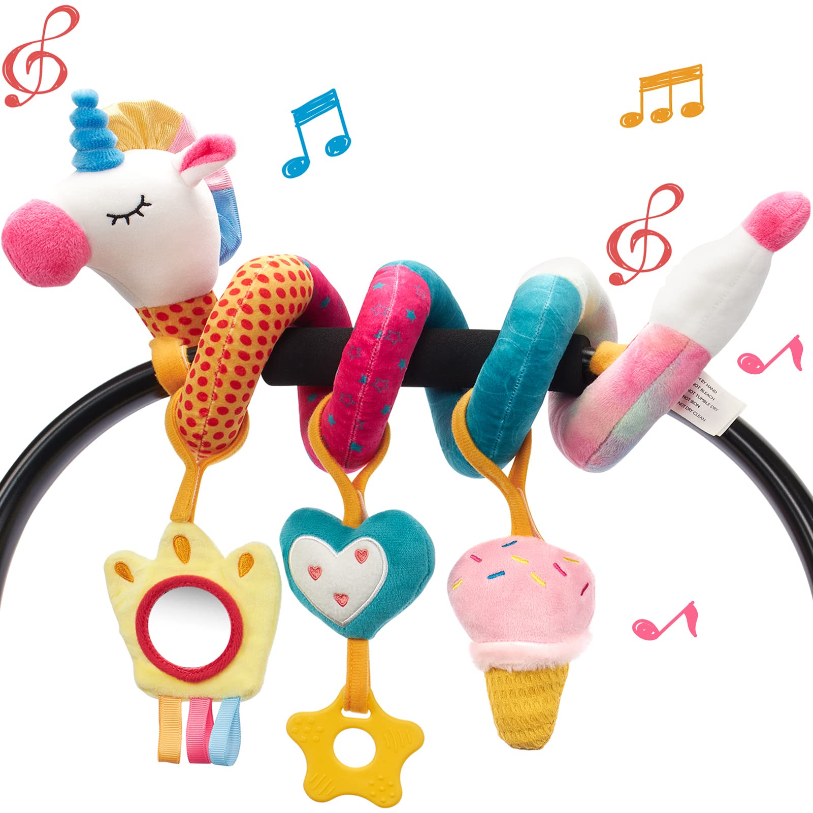 カーシートのおもちゃ 赤ちゃん用 ガラガラミラー クリンクル - Baby Products Game のレビューと価格