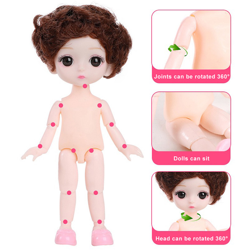 女の子のおもちゃ BJD ミニ人形 13 可動ジョイントベビ - Baby Products Trending のレビューと価格